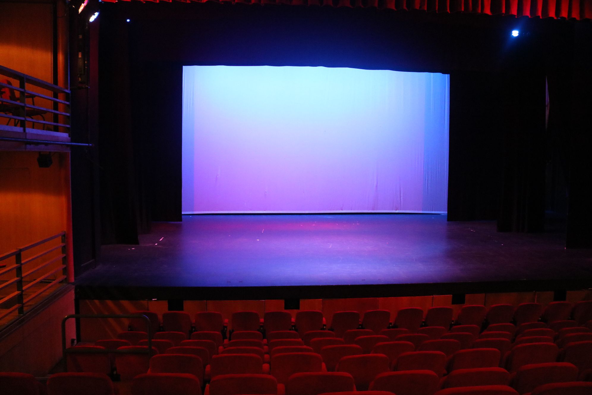 Stalls, left of stage